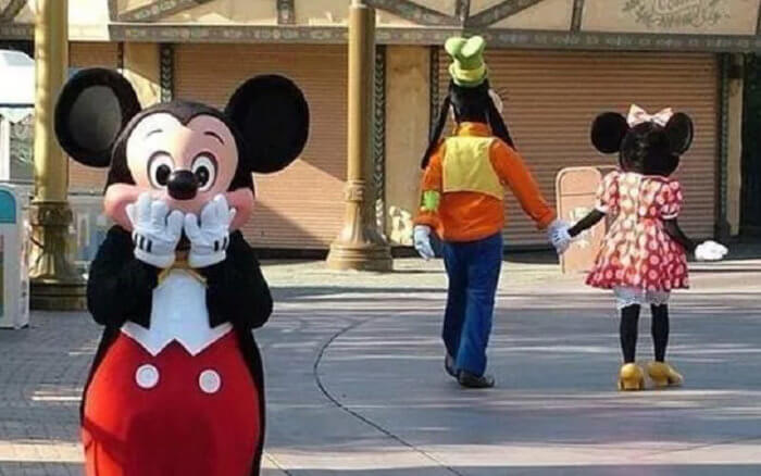 Strange Photos from Disney Parks