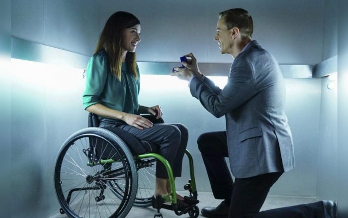 McGee proposing to Delilah Fielding on NCIS