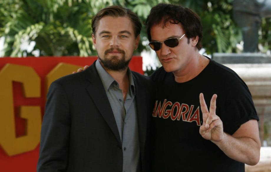 Leonardo DiCaprio and Quentin Tarantino