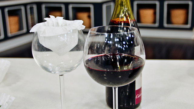 Use a Coffee Filter to Eliminate Cork from Wine 