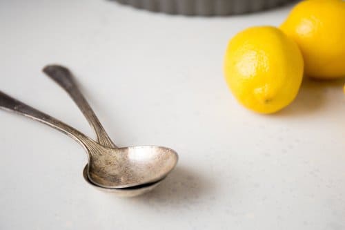 Spoons and a lemon 