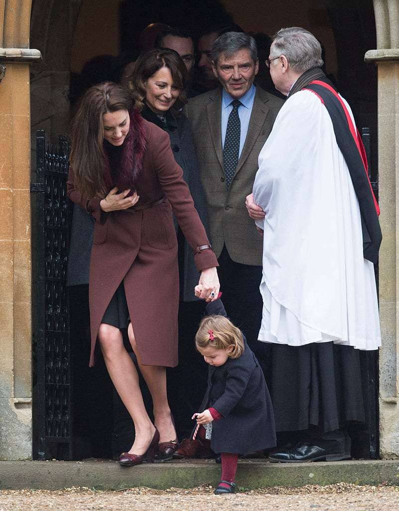 Carole and Michael Middleton with Kate Middleton 