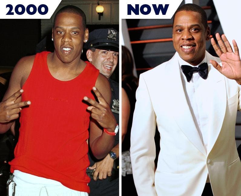 Jay Z then and now 