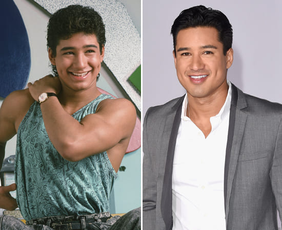 Mario Lopez then and now 