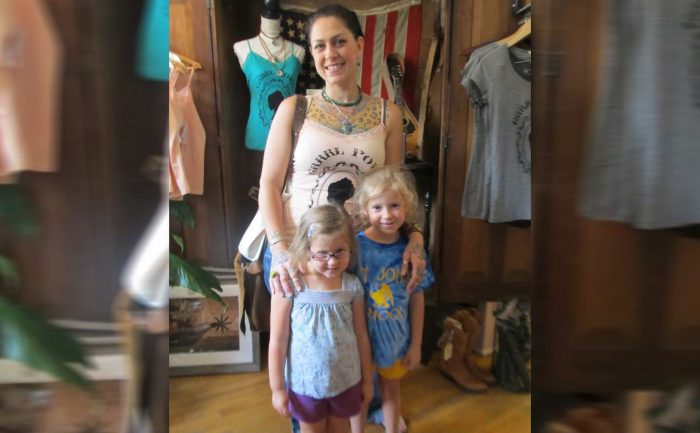 Danielle Colby and her two kids 