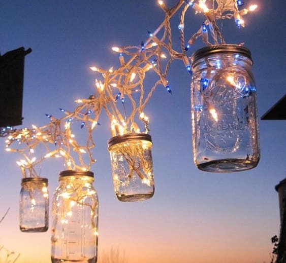 Mason jar string lights