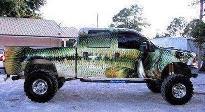 Car looks like a giant fish