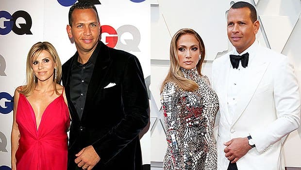 Cynthia Rodriguez with A-Rod and Jennifer Lopez with A-Rod 