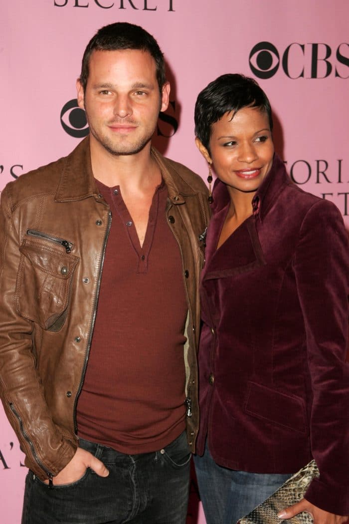 Justin Chambers and wife Keisha arriving at The Victoria's Secret Fashion Show
