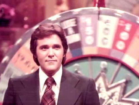 Chuck Woolery hosting Wheel of Fortune 