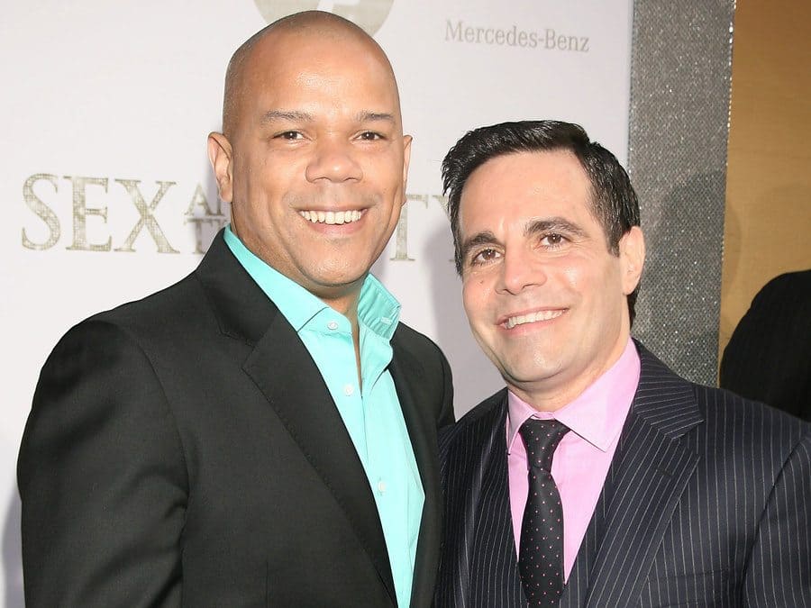 Mario Cantone and Jerry Dixon and the Sex and the City 2 film premiere in New York. 