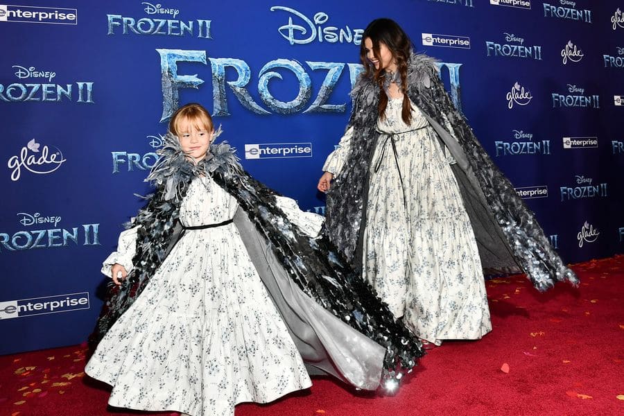 Selena Gomez and Gracie Elliot Teefey dressed up for the Frozen II premiere in November 2019.