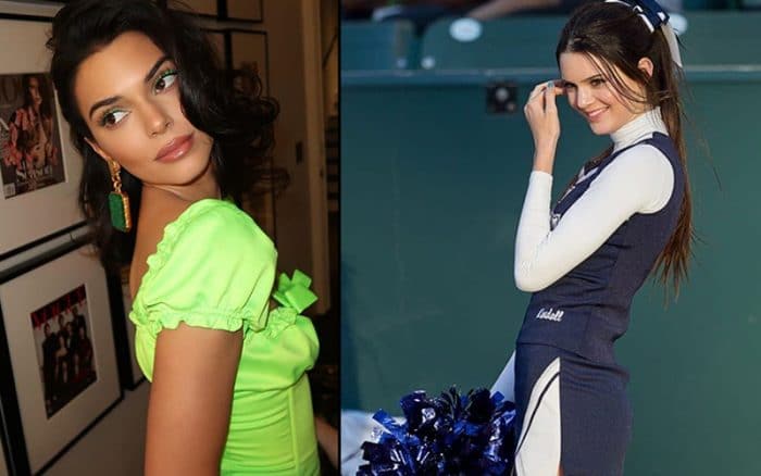 Kendall Jenner as a model and Cheerleader