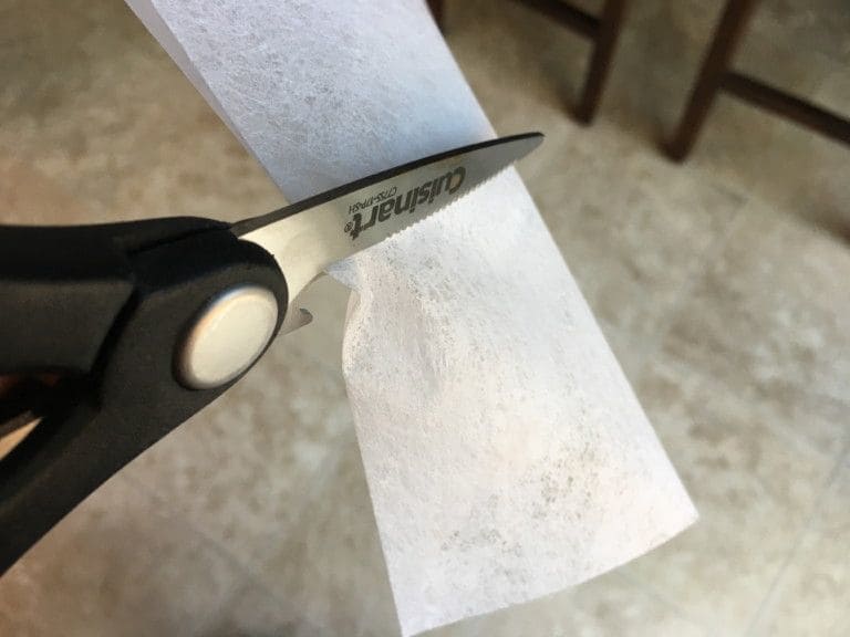 Cut a dryer sheet to sharpen scissors. 