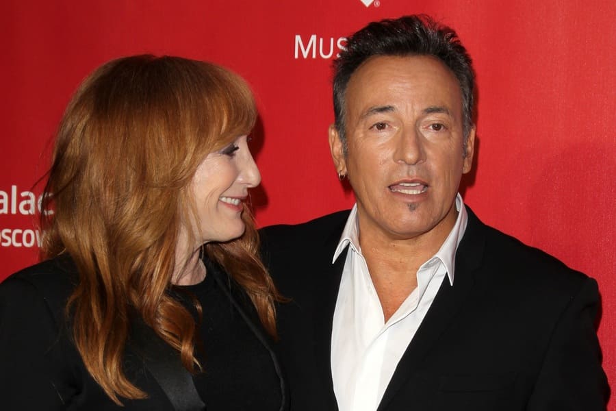 Patti Scialfa and Bruce Springsteen arrive at the 2013 MusiCares Person Of The Year Gala at the Los Angeles Convention Center.