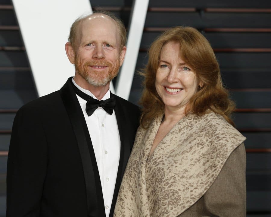Ron and Cheryl Howard at the Vanity Fair Oscar Party in 2015.