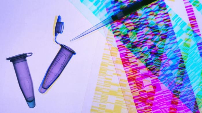 Illustration of a DNA test