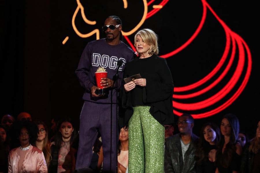 Martha and Snoop were announcing at the MTV Movie and TV Awards in 2017. 