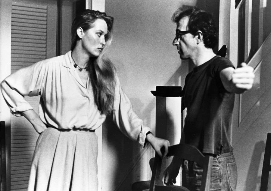 Meryl Streep and Woody Allen in the film Manhattan in 1979. 