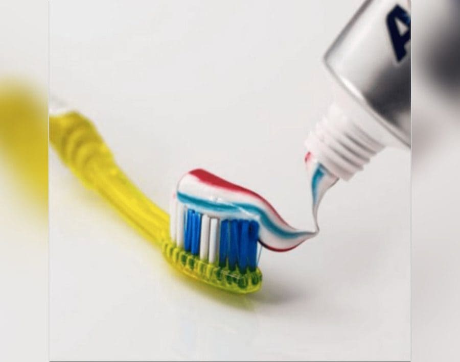 Colored Toothpaste Stripes