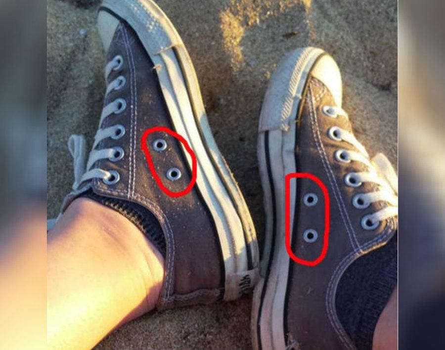 holes in Converse