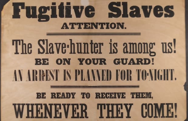 Fugitive Slave Law notice