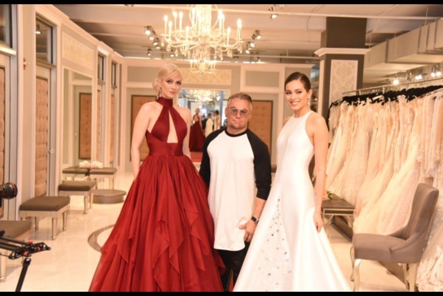 Mark Zunino with models wearing designs from his new Atelier label.