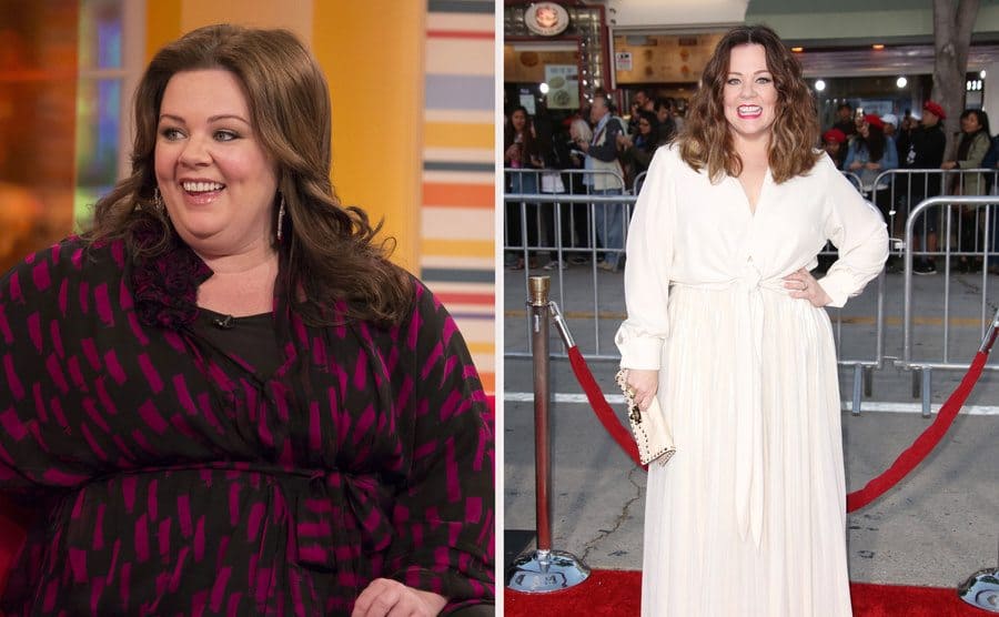 Melissa McCarthy at an event in 2013. / Melissa McCarthy at an event in 2016.