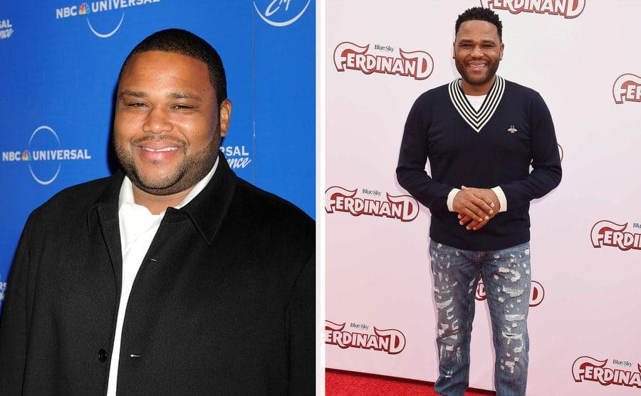 Anthony Anderson, in 2008. / Anthony Anderson, in 2017.