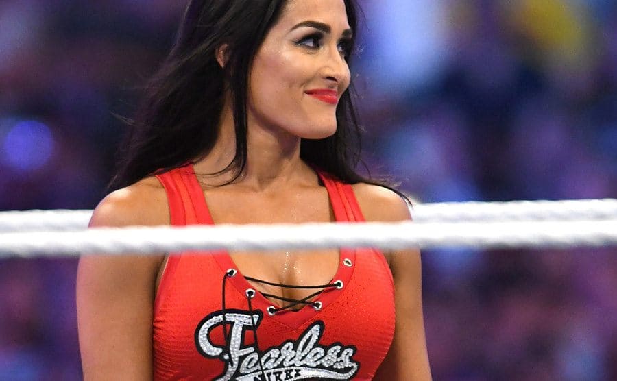 Nikki Bella at WWE's WrestleMania in 2017