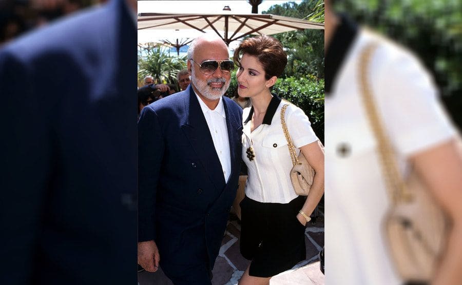 Celine Dion and Rene Angélil in 1990.