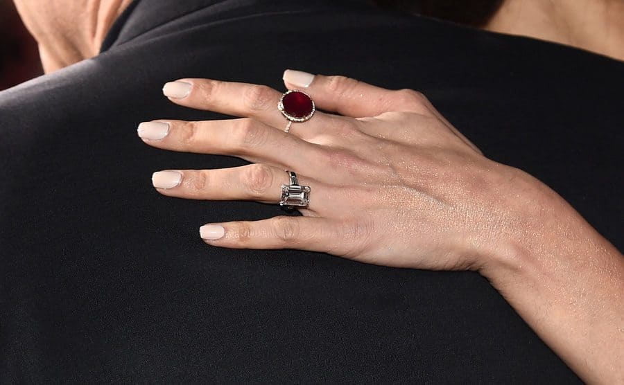 Amal Clooney’s engagement ring 
