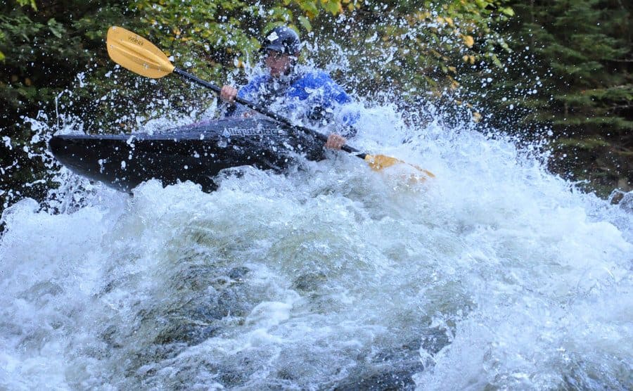 Matt Moniz white water kayaking 