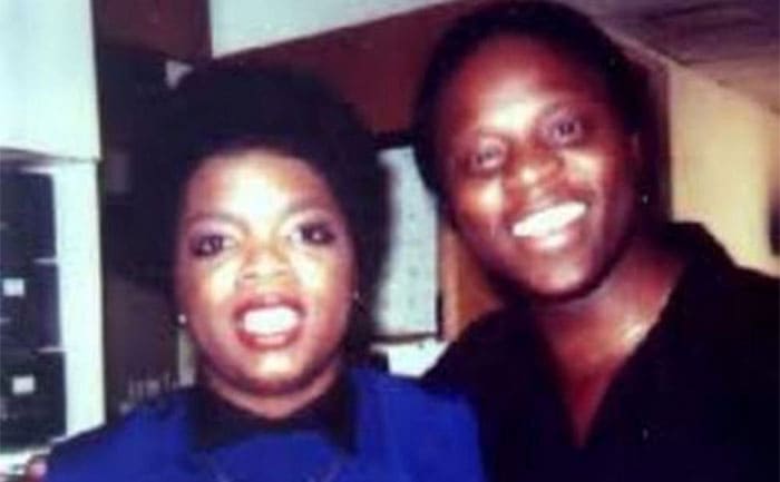 Oprah with her half-brother, Jeffrey lee
