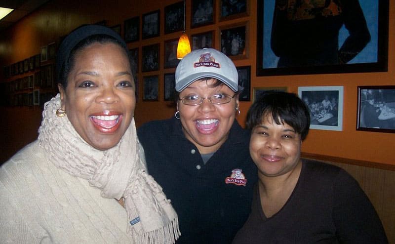 Oprah, her niece Alisha Hayes, and Patricia