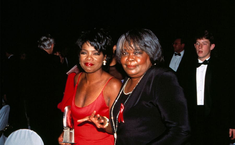 Oprah and her mother in 1994 