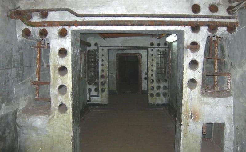 Corridor inside of the Plokštinė missile base 