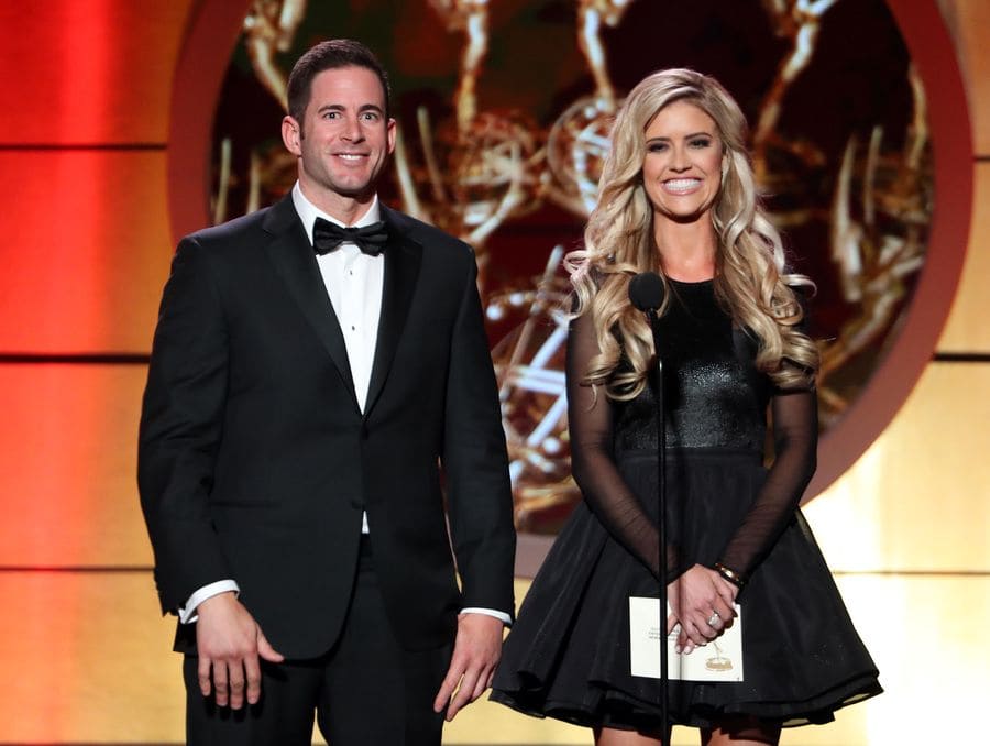 Tarek El Moussa and Christina El Moussa at the Daytime Emmy Awards in 2017 
