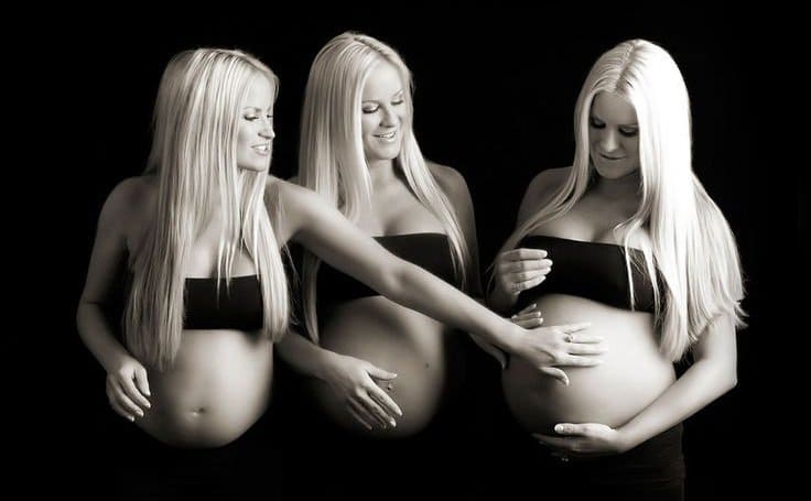 The triplets pregnant, Nicole Dahm, Erica Dahm, Jaclyn Dahm 