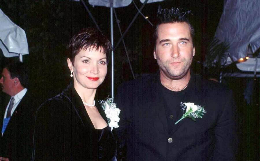 Isabelle and Daniel Baldwin on the red carpet 1997