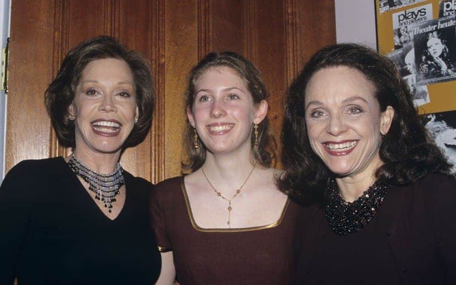 Mary Tyler Moore, Valerie Harper, and Daughter Christina