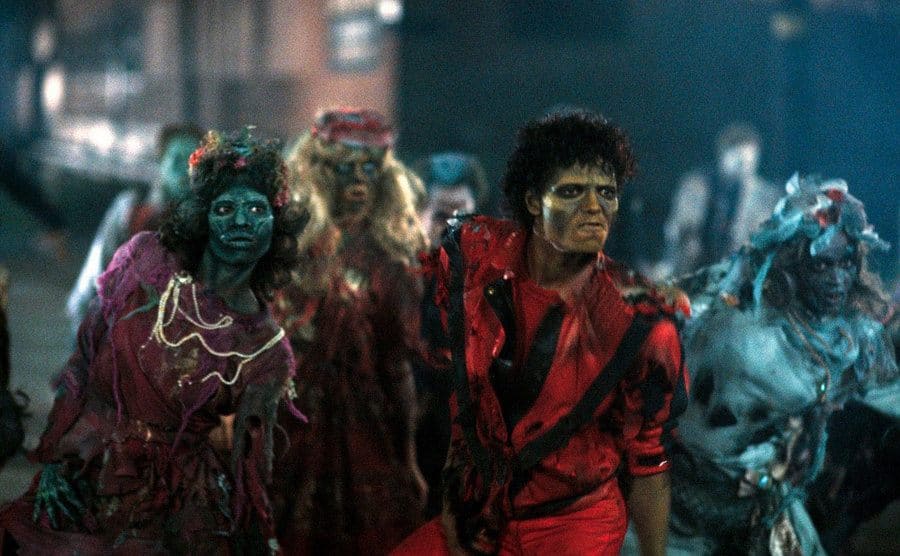 Michael Jackson en el video musical de 'Thriller'