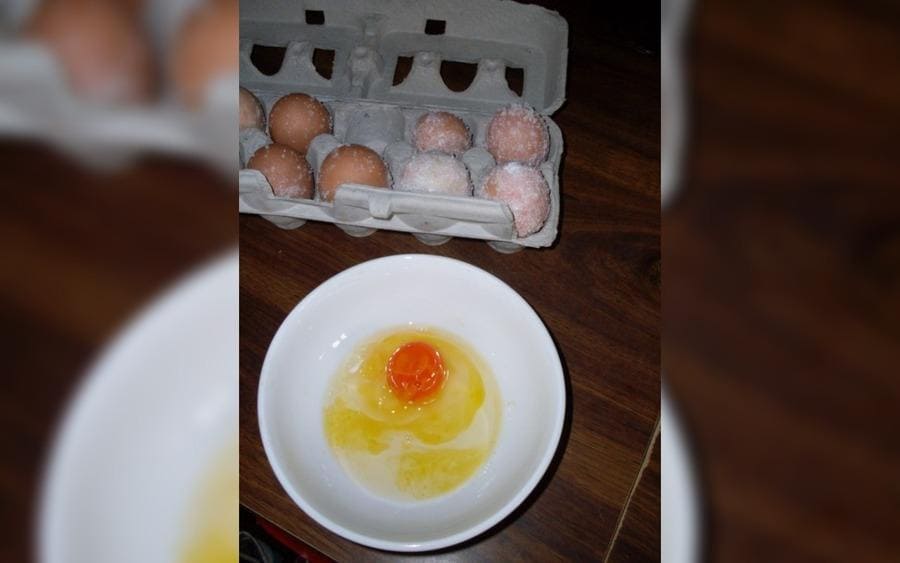 Frozen Eggs in their box