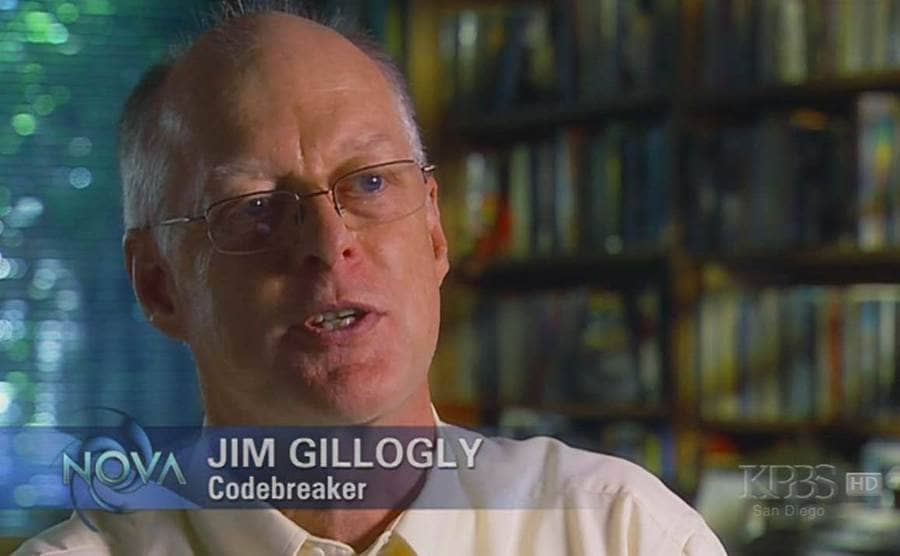 James Gillogly interviewing