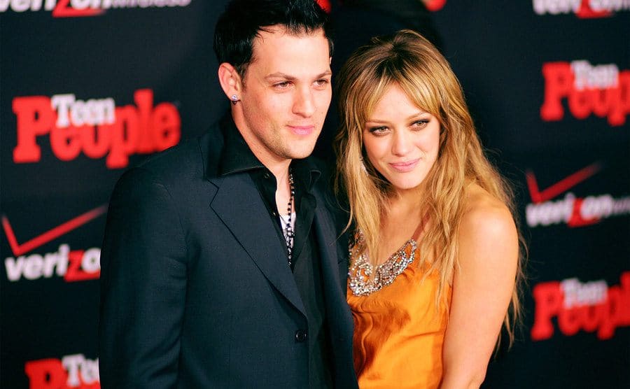 Joel Madden and Hilary Duff on the red carpet together 