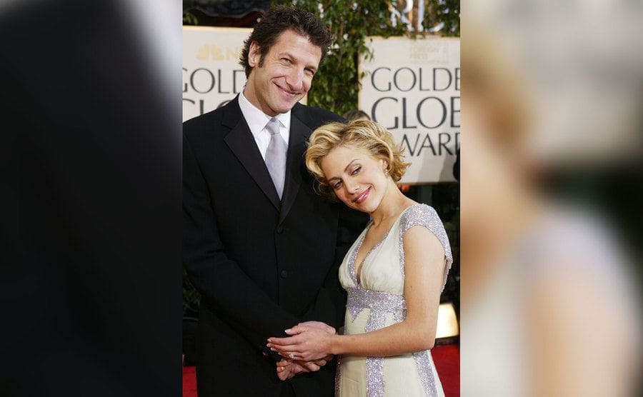 Actress Brittany Murphy and her Boyfriend Jeff Kwatinetz attend the 61st Annual Golden Globe Awards.
