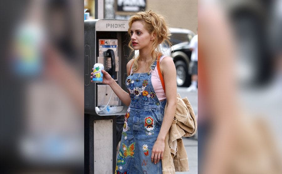 Brittany Murphy On Location for 