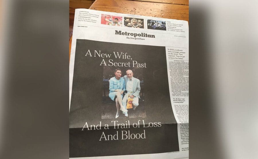 A copy of the news story about Jerry and Sylvia in The New York Times. 