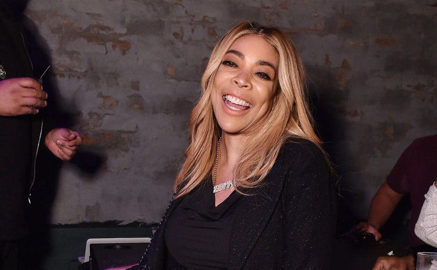 Wendy Williams laughing at a party in 2019
