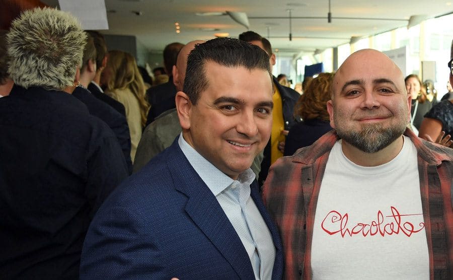 Buddy and Duff Goldman at an event 